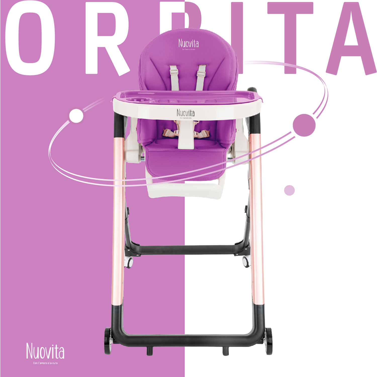 Стульчик для кормления Nuovita Orbita трансформер - фото 3
