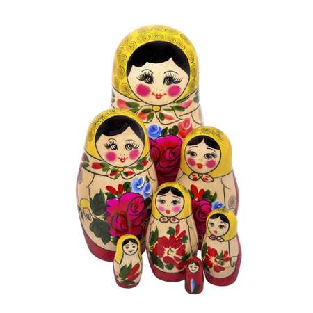 Игрушка Золотая Хохлома пирамидка