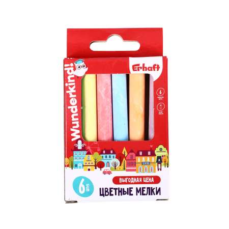 Мел сухой Erhaft 6 шт.