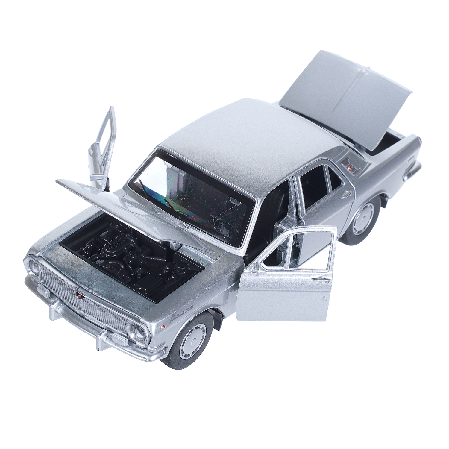 Автомобиль Технопарк ГАЗ Волга Серая 1:32 410485 - фото 3