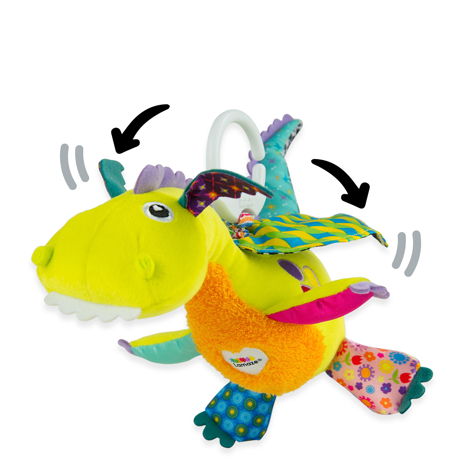 Игрушка Lamaze подвеска Крылатый дракон с подвесом - фото 3