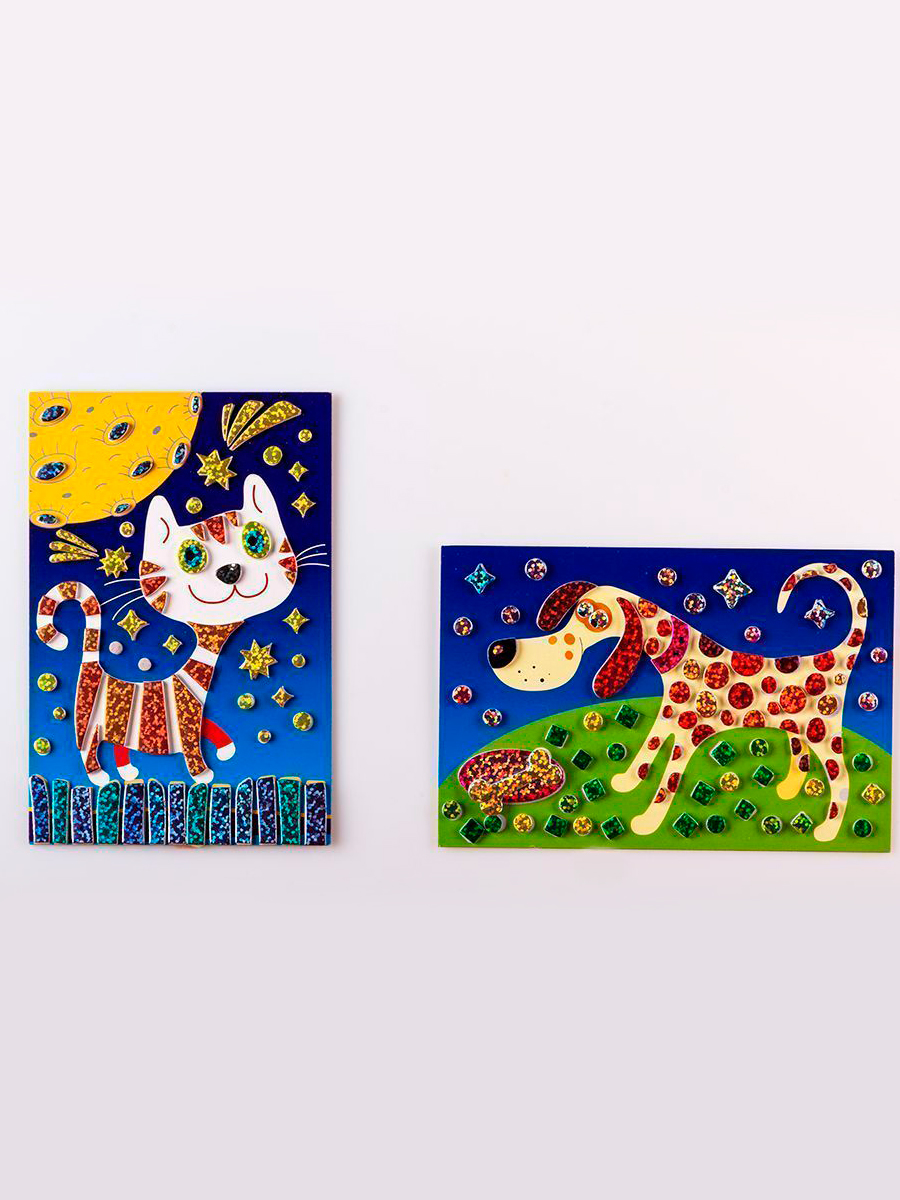 Набор для творчества Дрофа-Медиа аппликация Кошка Собака - фото 6