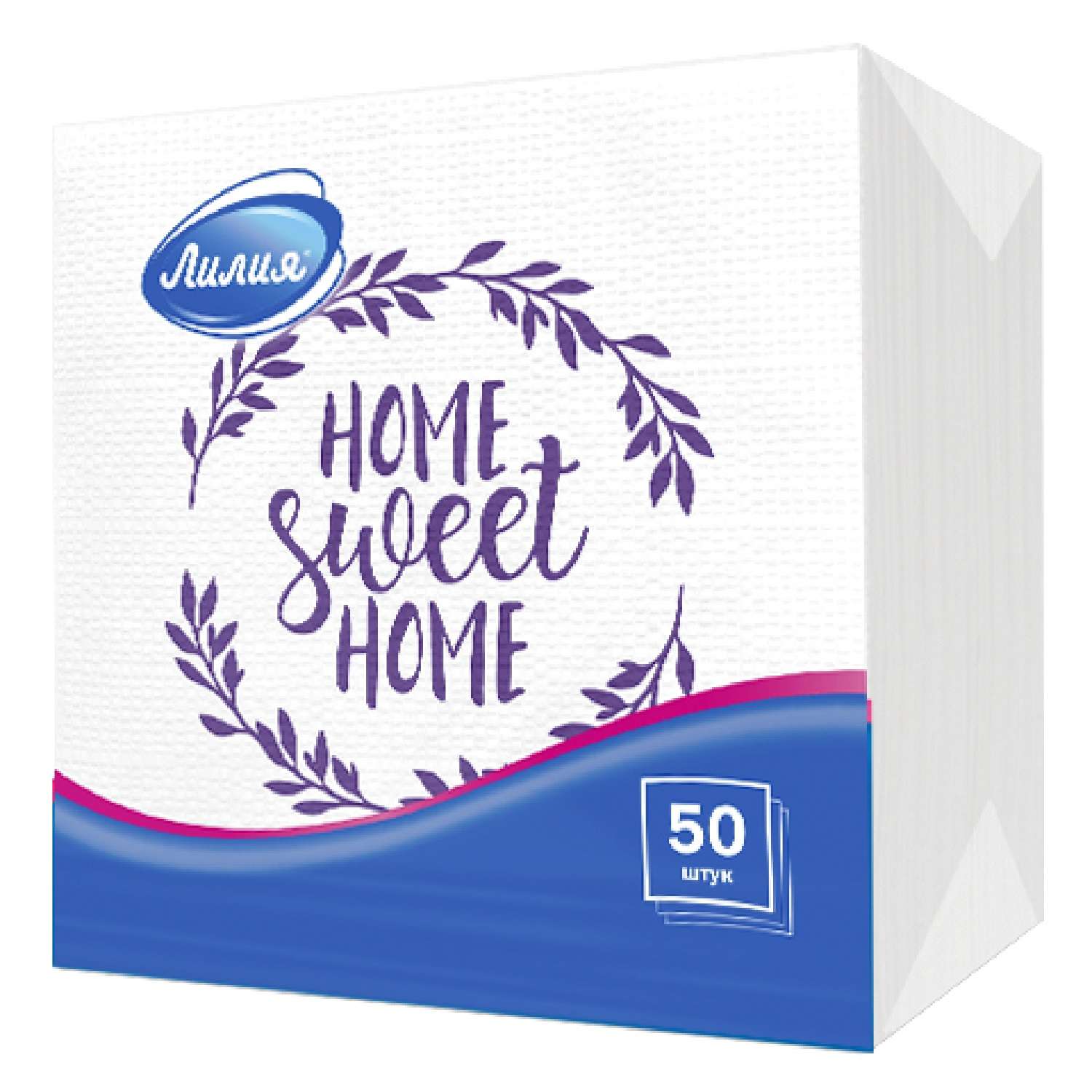 Бумажные салфетки Лилия 50 шт. - фото 2