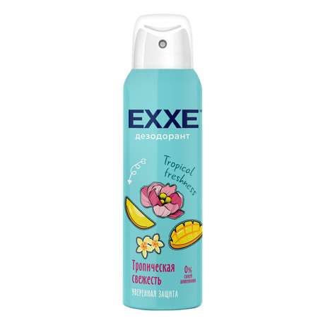 Дезодорант женский аэрозоль EXXE Tropical freshness Тропическая свежесть 150мл