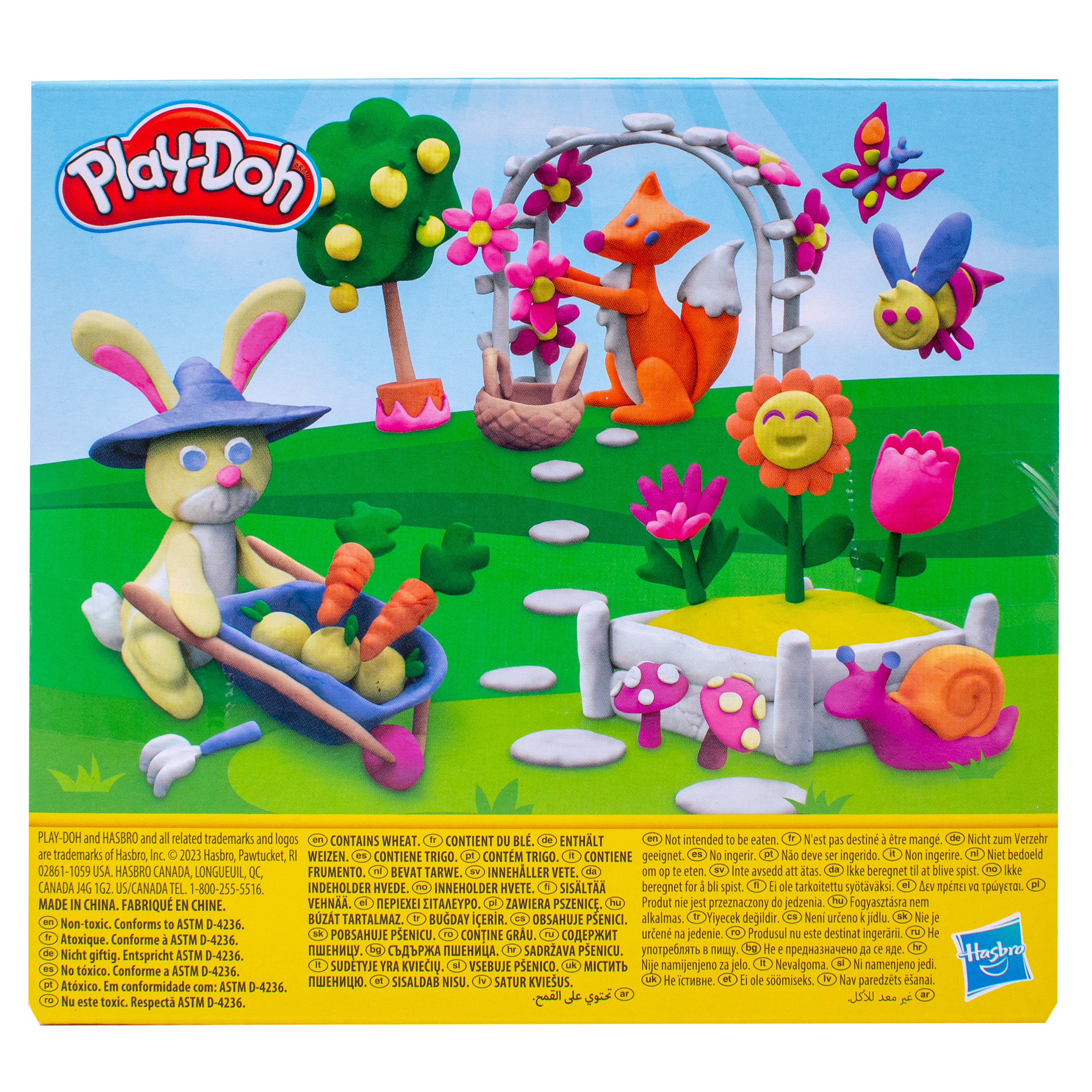 Масса для лепки Hasbro Play-Doh Лесные друзья 9 цв. - фото 6