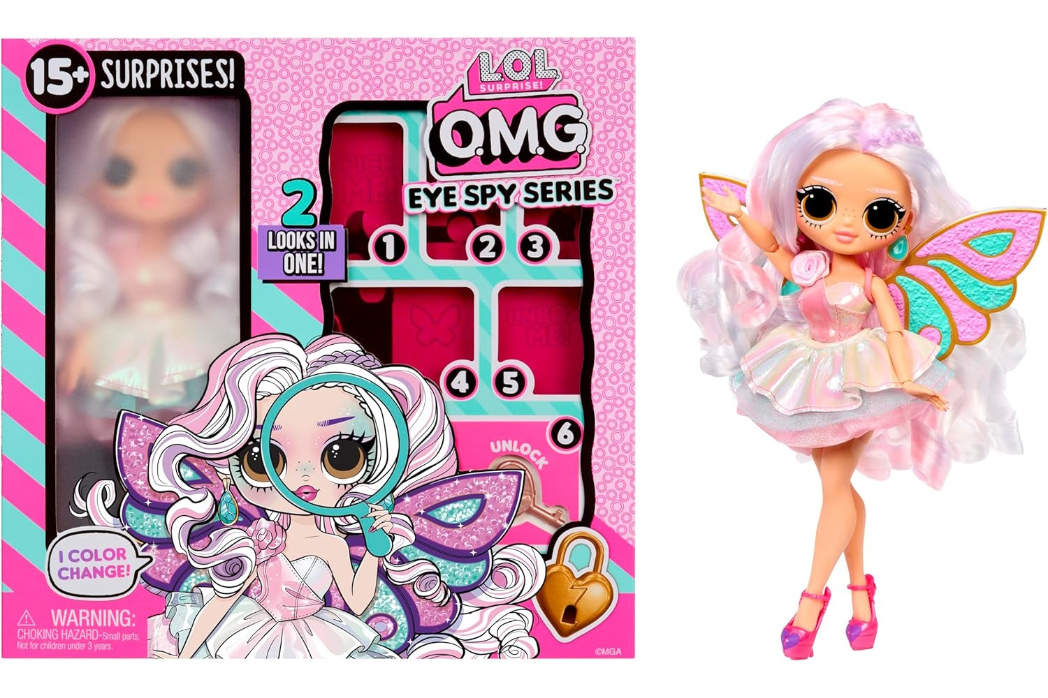 Кукла модельная L.O.L. Surprise! Eye Spy Fairy 542650-EUC - фото 1