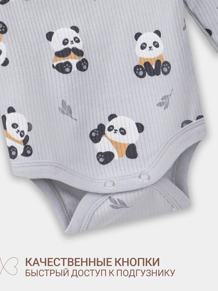 Комплект Mark Formelle (Марк Формэль) 89408/пандочки на сером +железо - фото 7