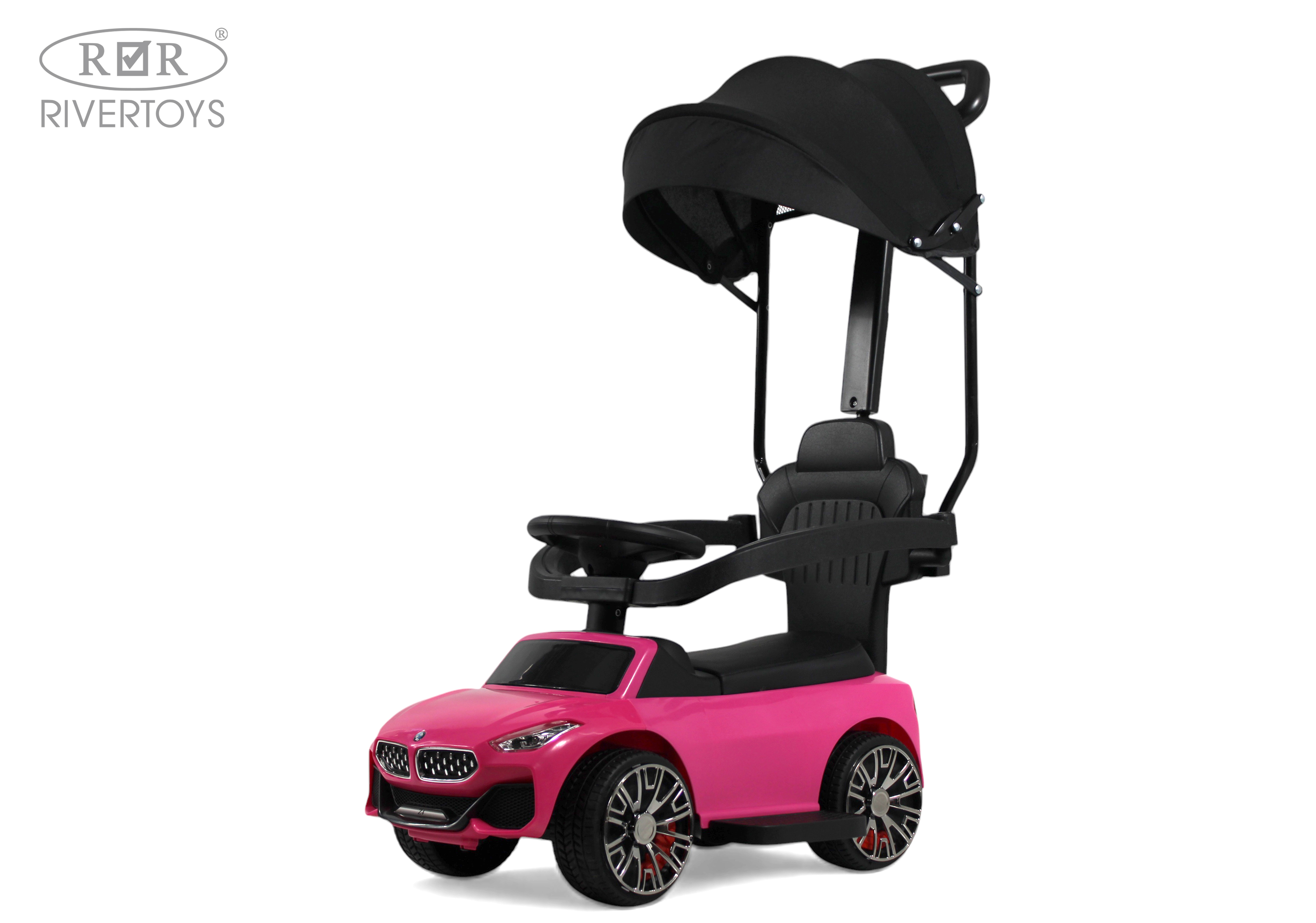 Каталка RIVERTOYS Z005ZZ-BP-PINK розовый - фото 1