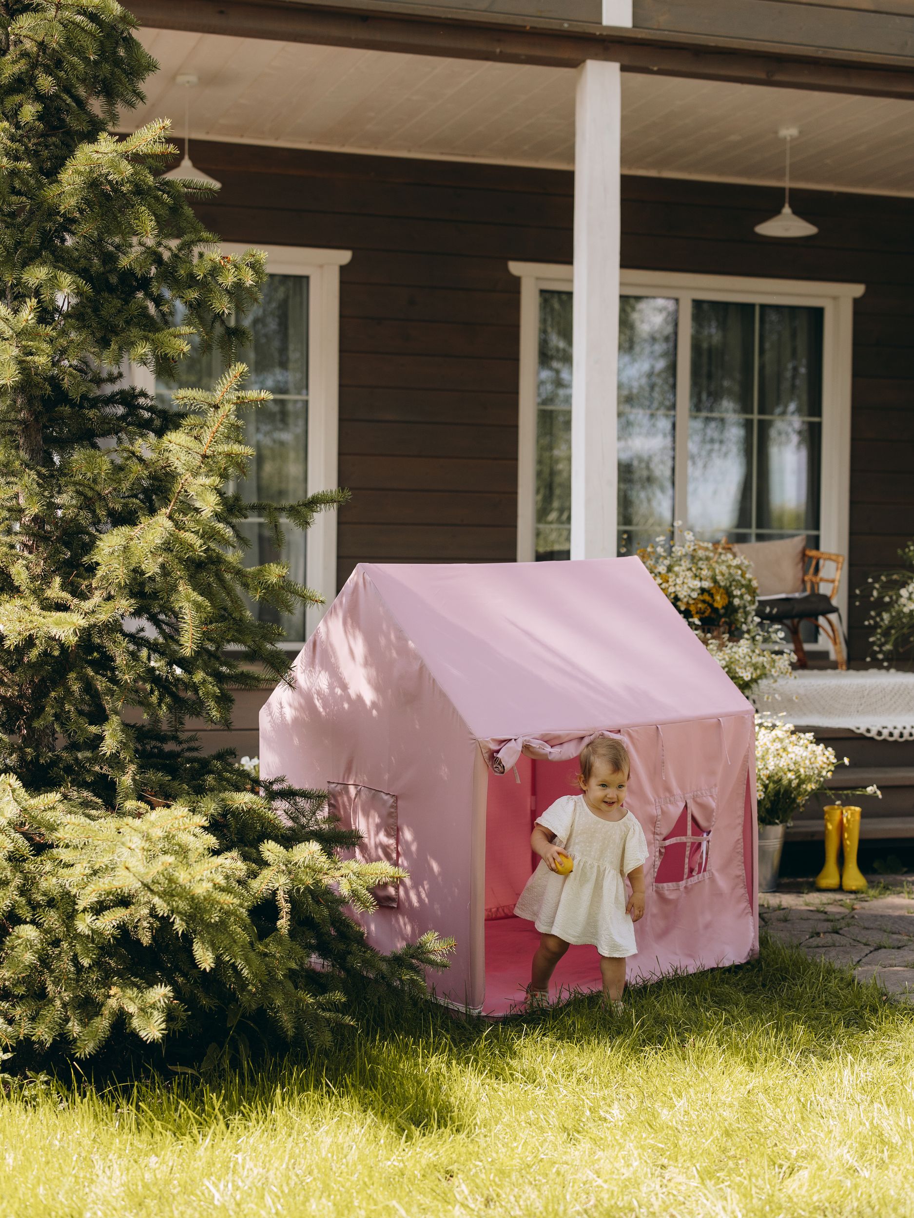 Домик Timikbaby розовый - фото 1