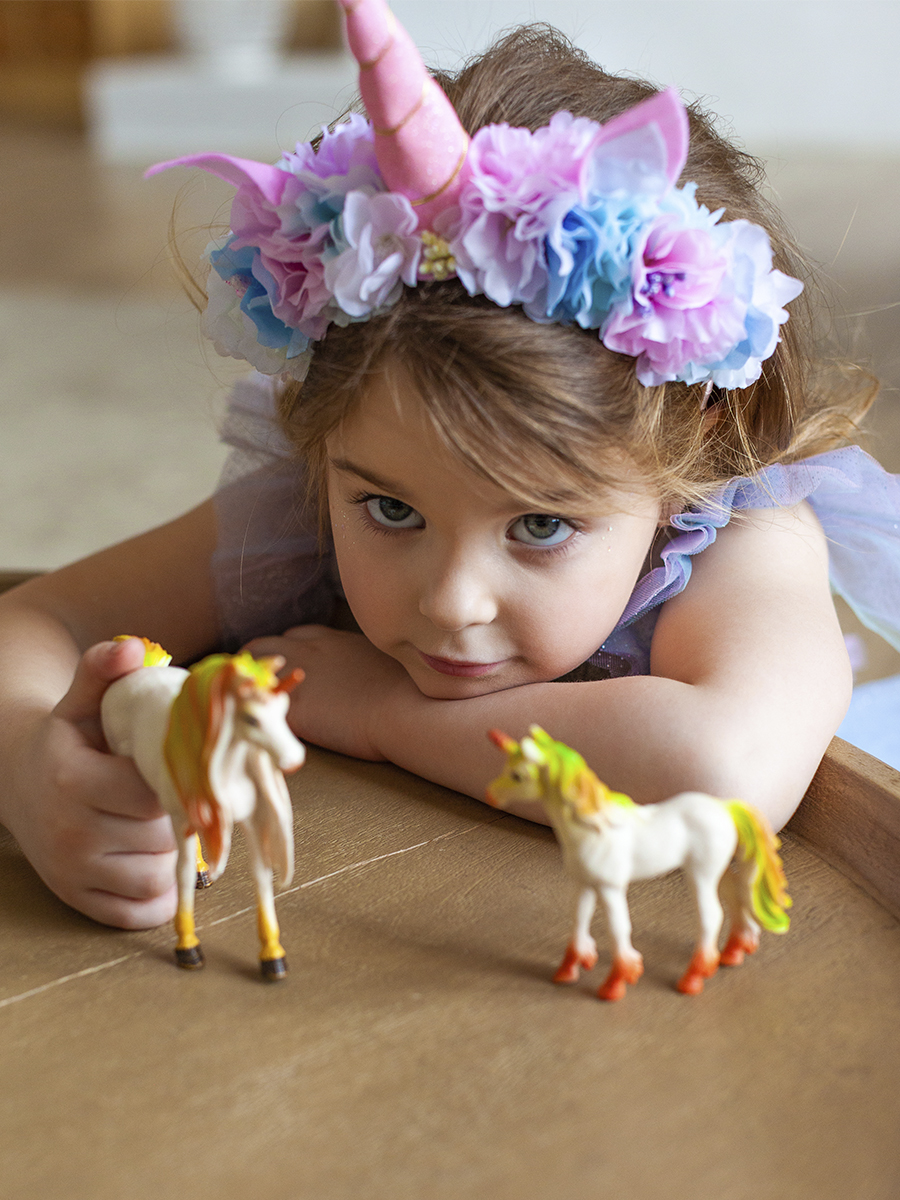 Фигурка Masai Mara Белый единорог с золотой - фото 4