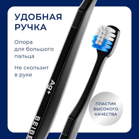 Зубная щетка классическая BEIBER 2 шт.
