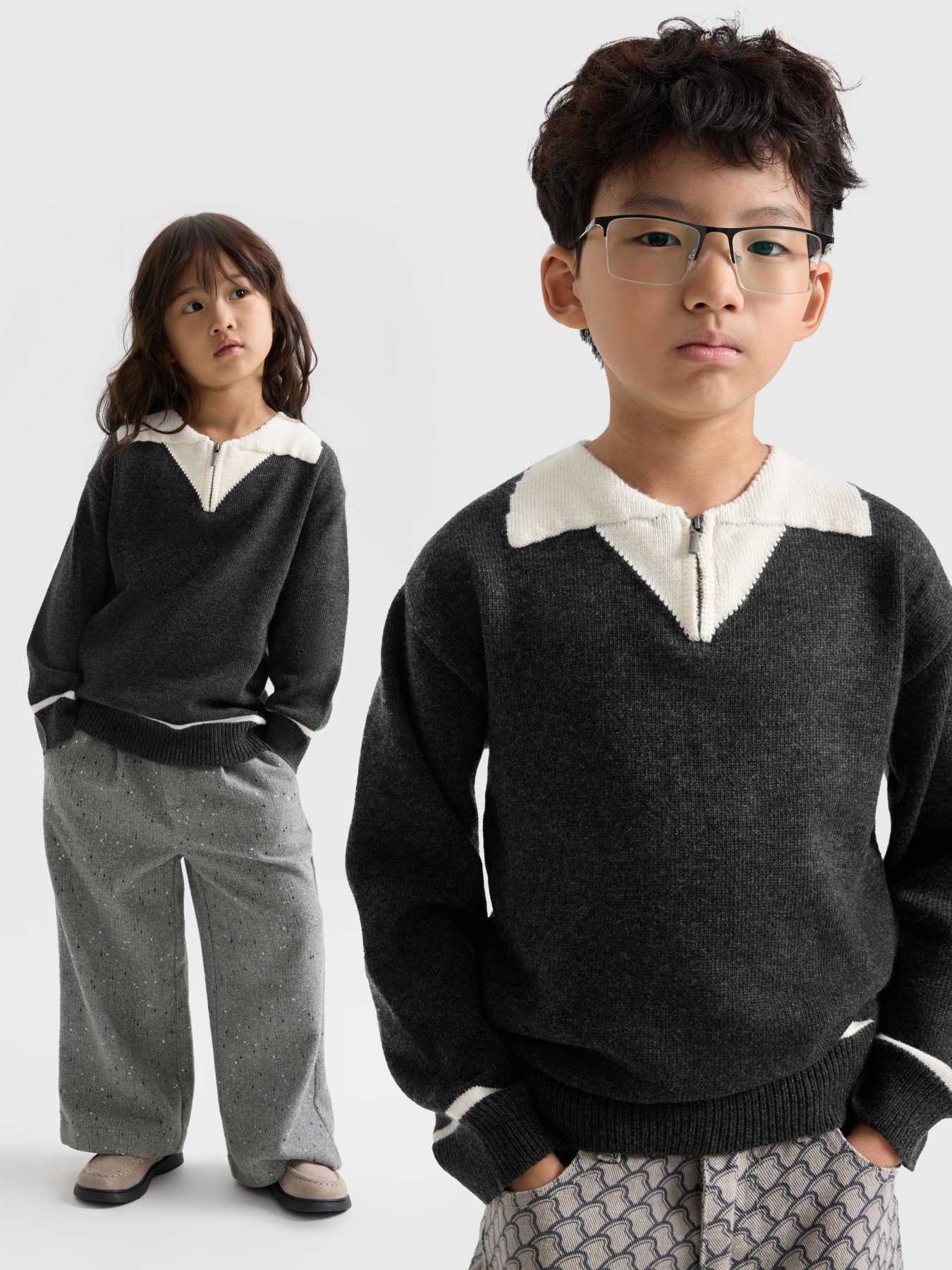 Свитер Happy Baby 88341-1_graphite - фото 2