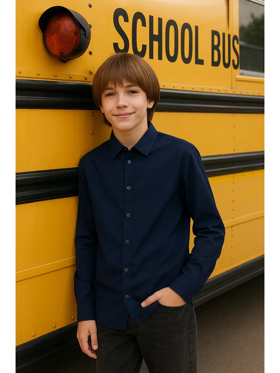 Рубашка Mark Formelle (Марк Формэль) 123455/неви - фото 9