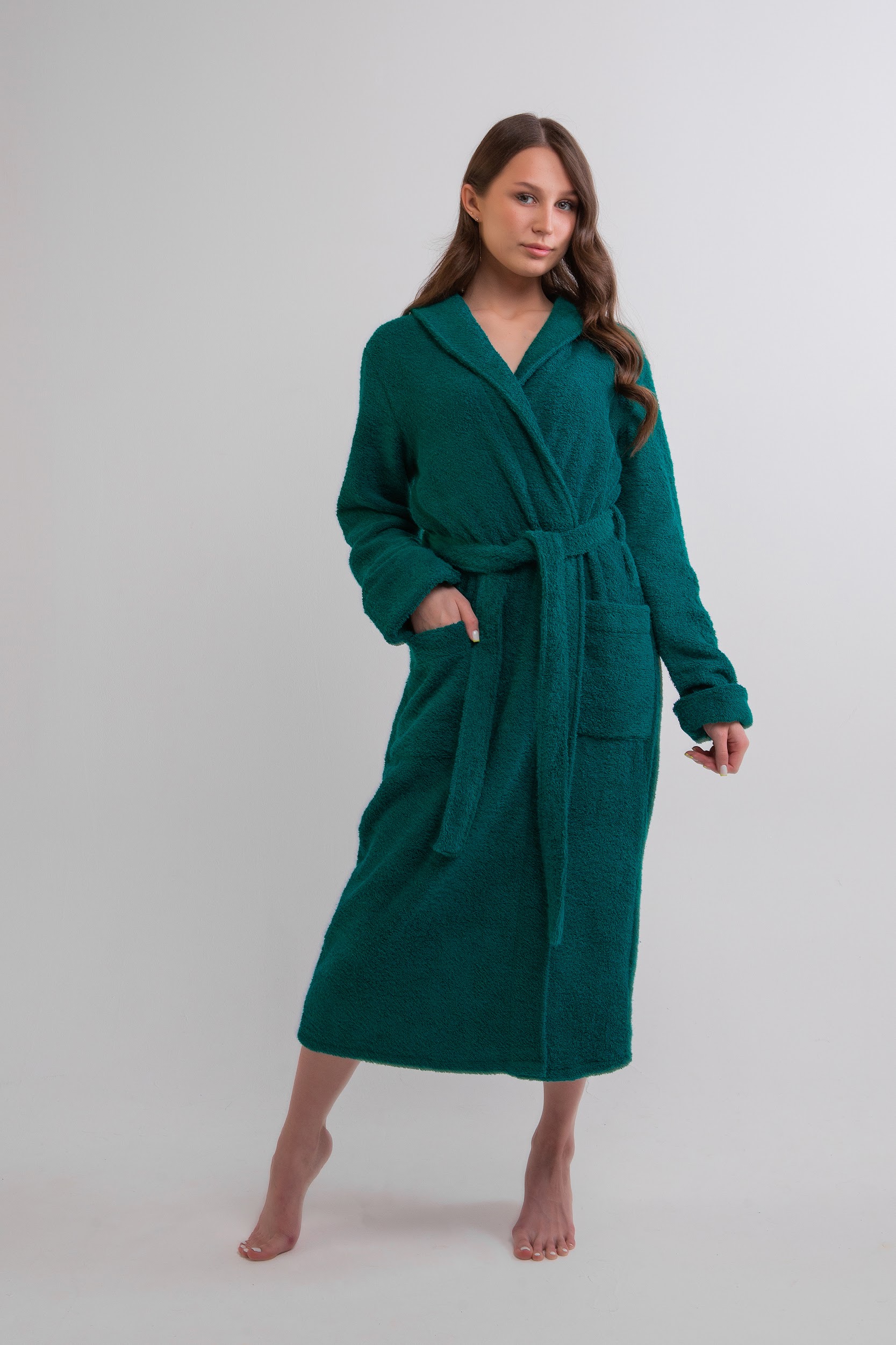 Халат BIO-TEXTILES HMWSH/изумр - фото 2