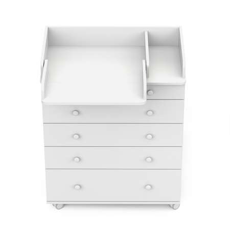 Комод пеленальный aton baby furniture Leo New (белый)