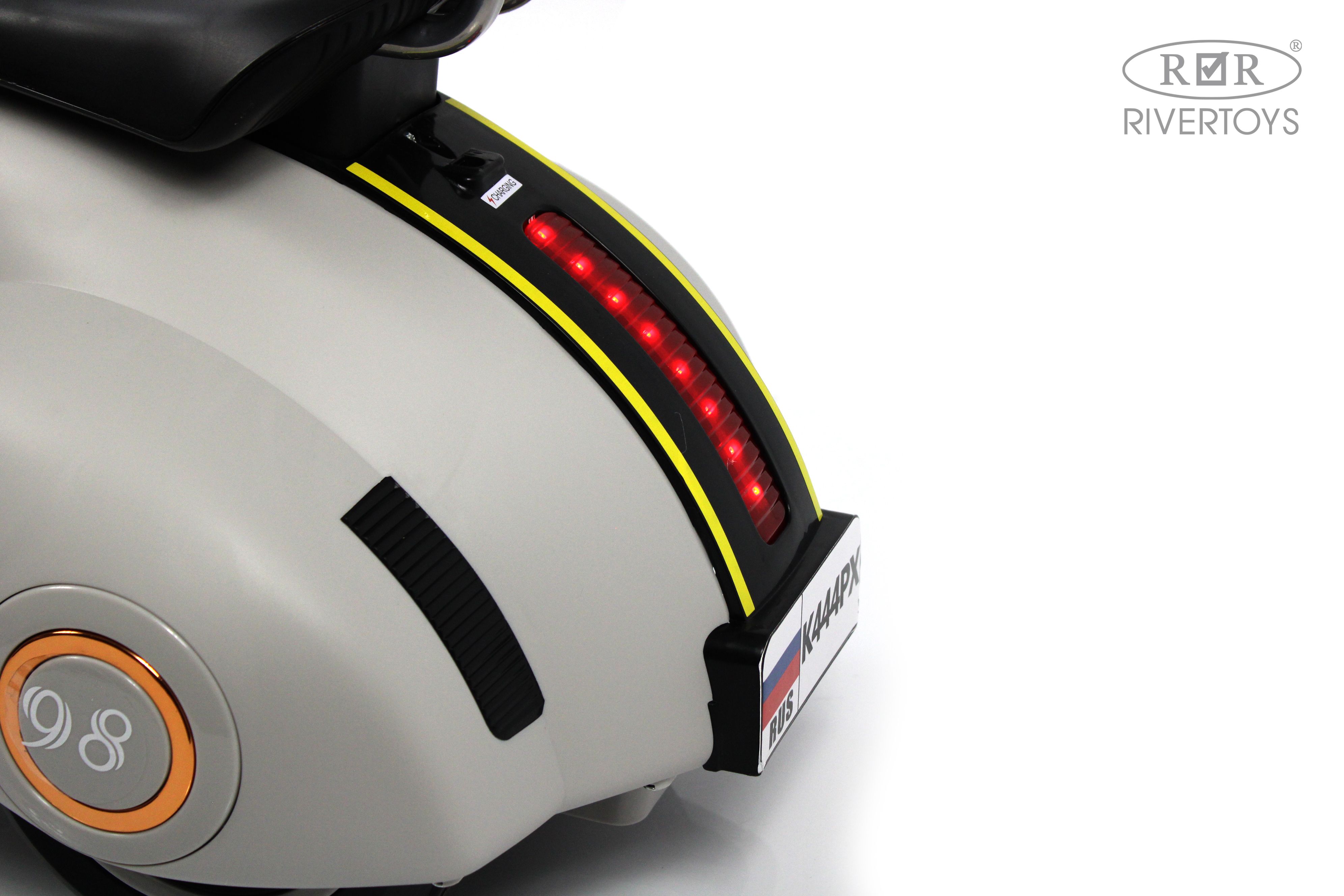 Электромобиль RIVERTOYS K444PX-GRAY - фото 6