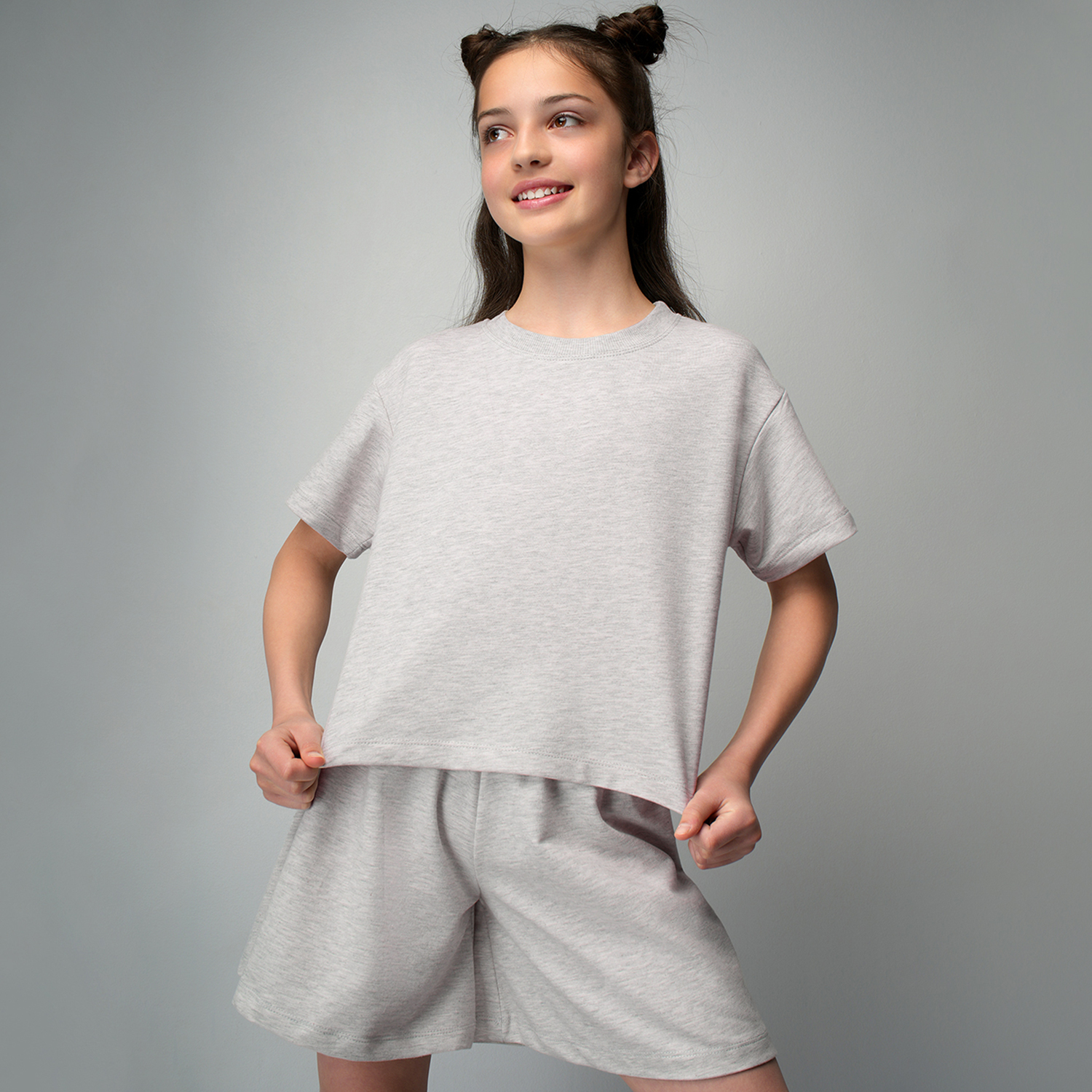 Костюм HappyFox HF2019DBLсерыймеланж - фото 7