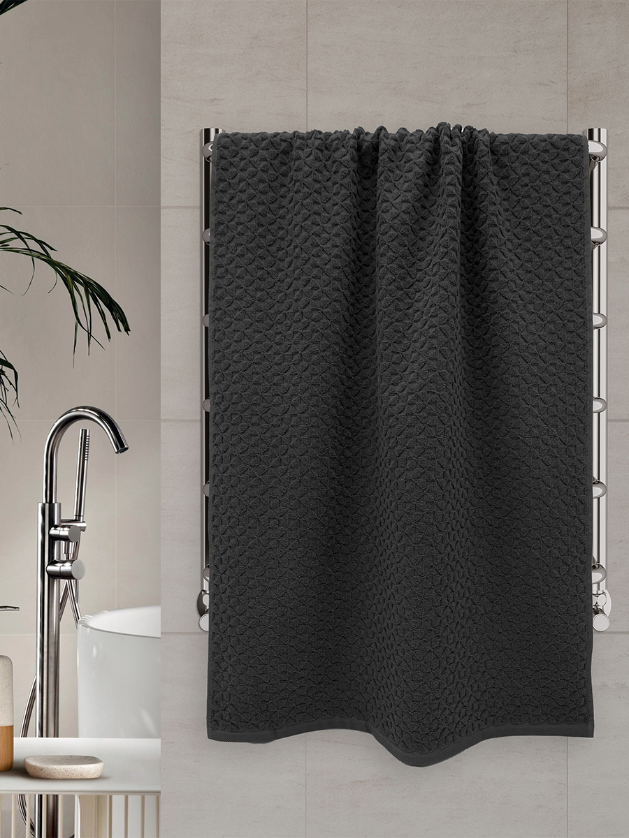 Полотенце BRAVO Дрим серый 70 x 130 см - фото 1