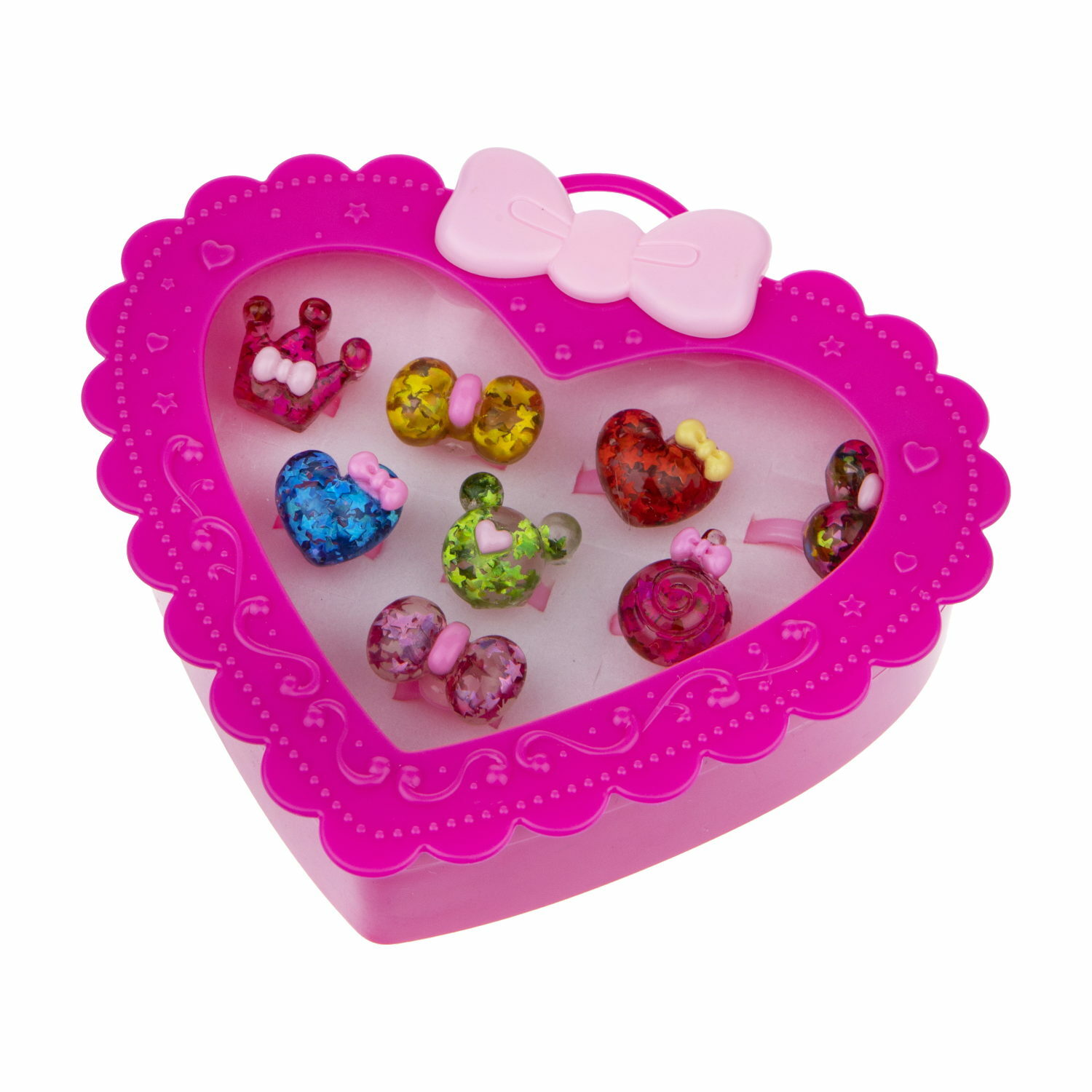 Набор бижутерии 1TOY Sweet heart Bijou 8 колец леденцы Т21034-2 - фото 2