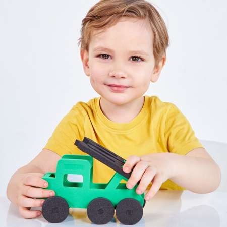 Конструктор ElBascoToys Боевая машина блочный