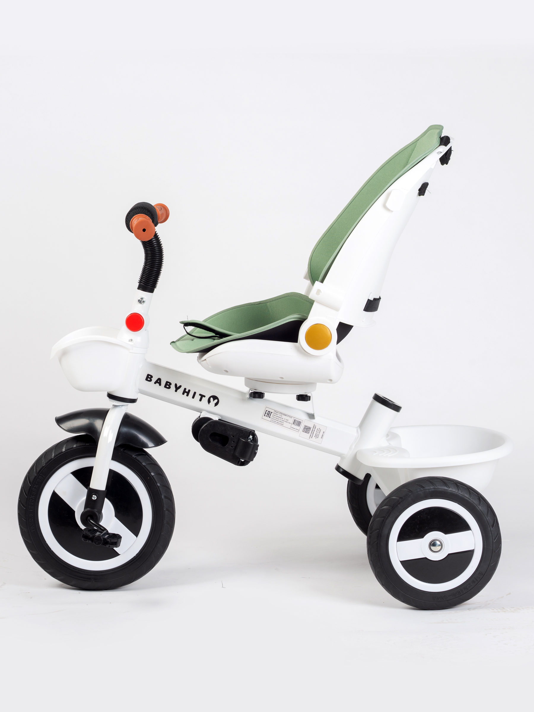 Трехколесный велосипед Babyhit 10 дюймов - фото 7