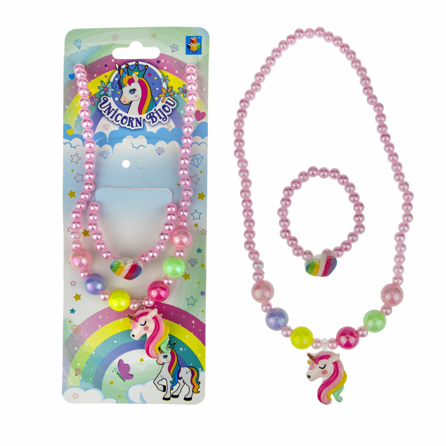 Набор украшений 1TOY Unicorn Bijou 2 предмета Т19140 - фото 1