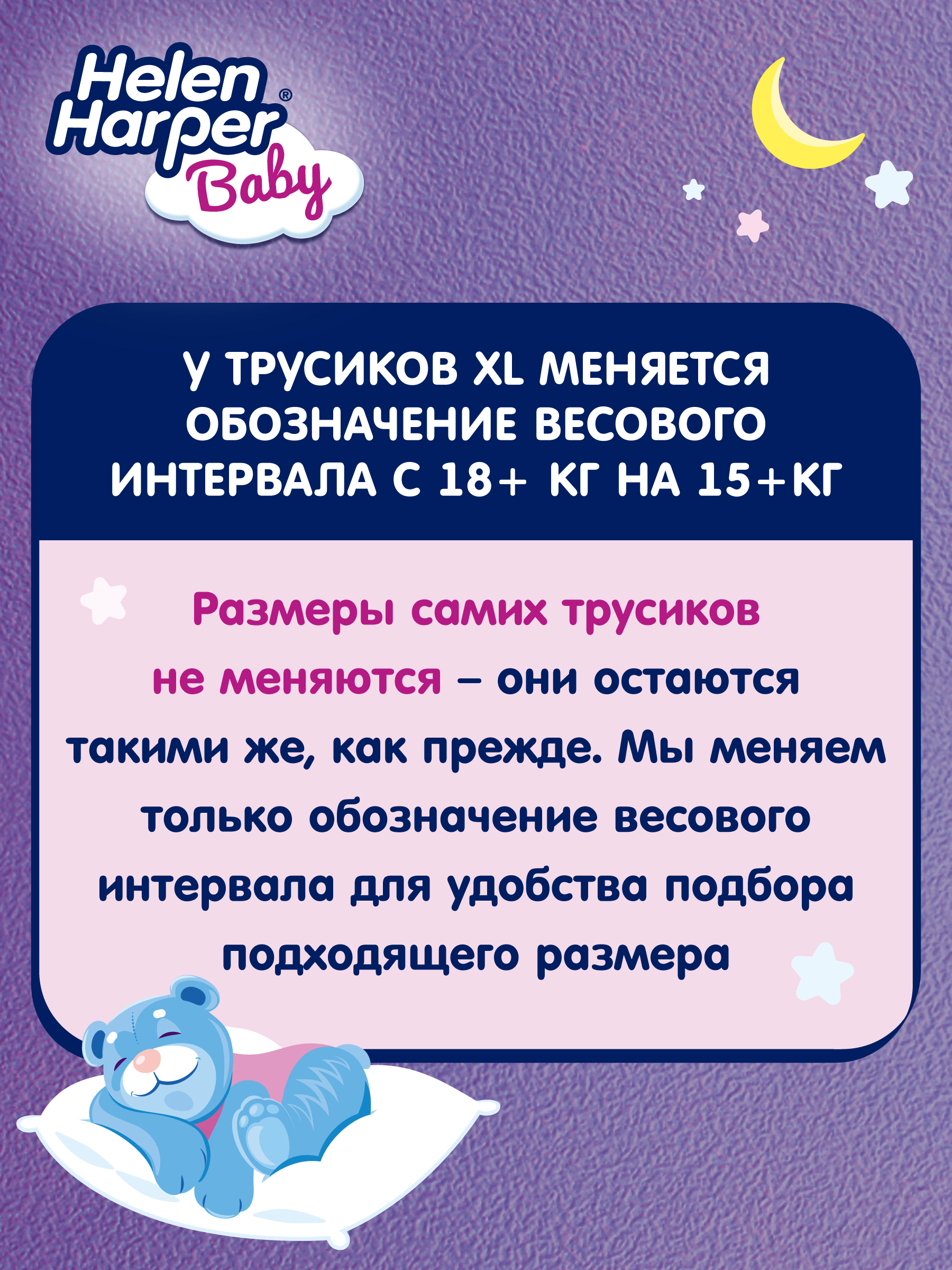 Трусики Helen Harper Night ночные 6 (15+ кг) 25 шт. - фото 8