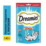 Лакомство для кошек Dreamies 140г с лососем