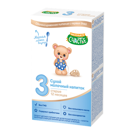 Смесь молочная Маленькое счастье 3формула 300г с 12месяцев