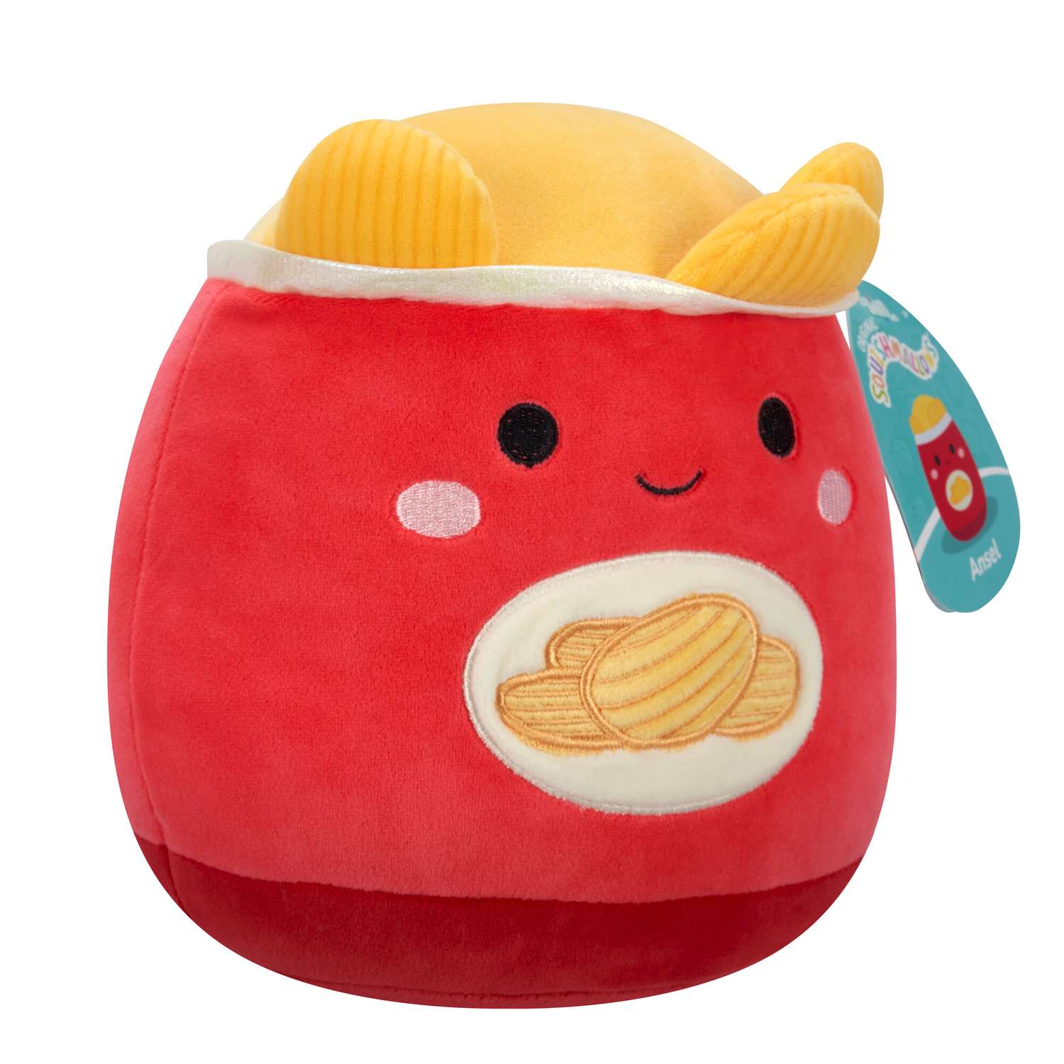 Игрушка мягкая Squishmallows Красная пачка чипсов - фото 2