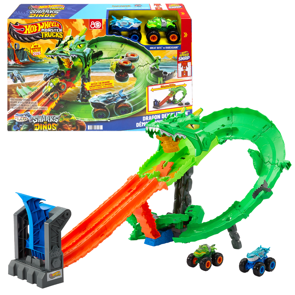Трек Hot Wheels Уничтожение Дракона JFR06 - фото 1