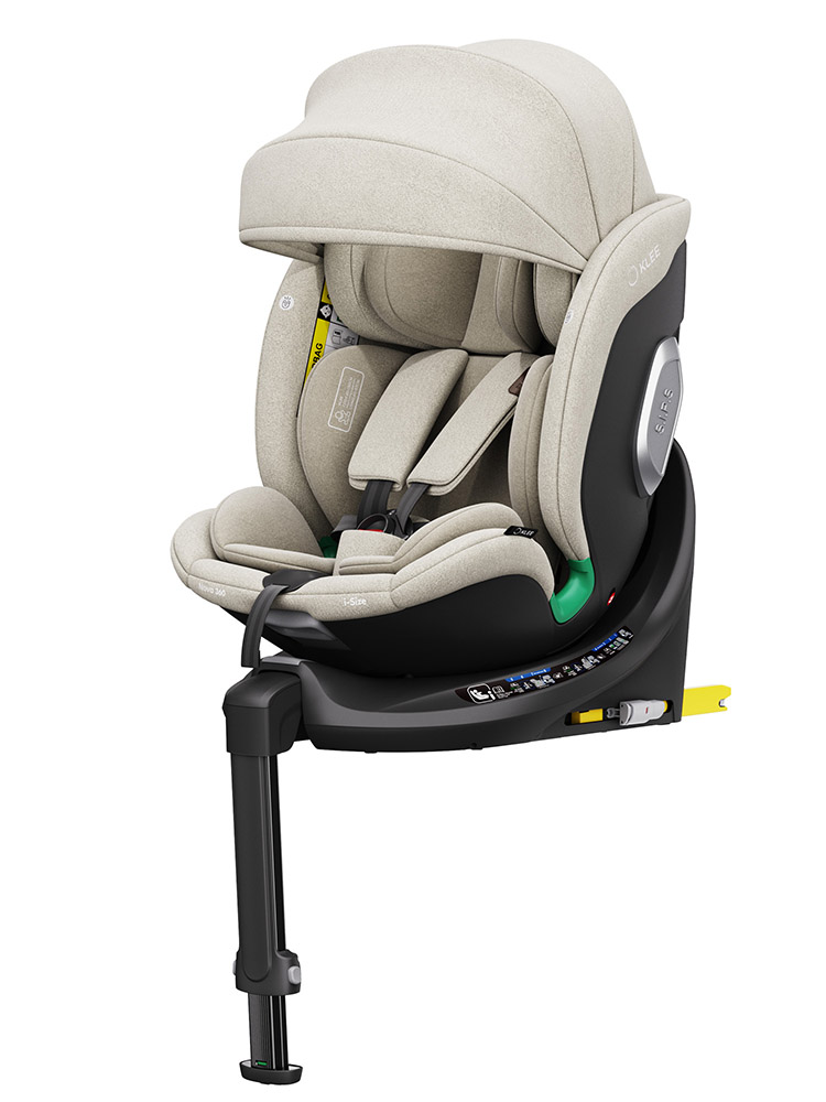 Автокресло KLEE Nova 360 i-Size Isofix 0+/1/2/3 (0-36 кг) бежевый - фото 8