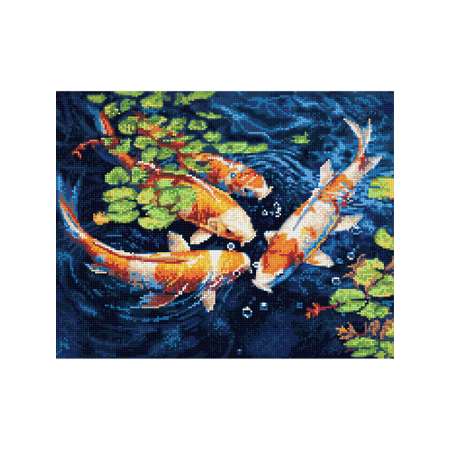 Алмазная мозаика Art on Canvas Карпы в ассортименте