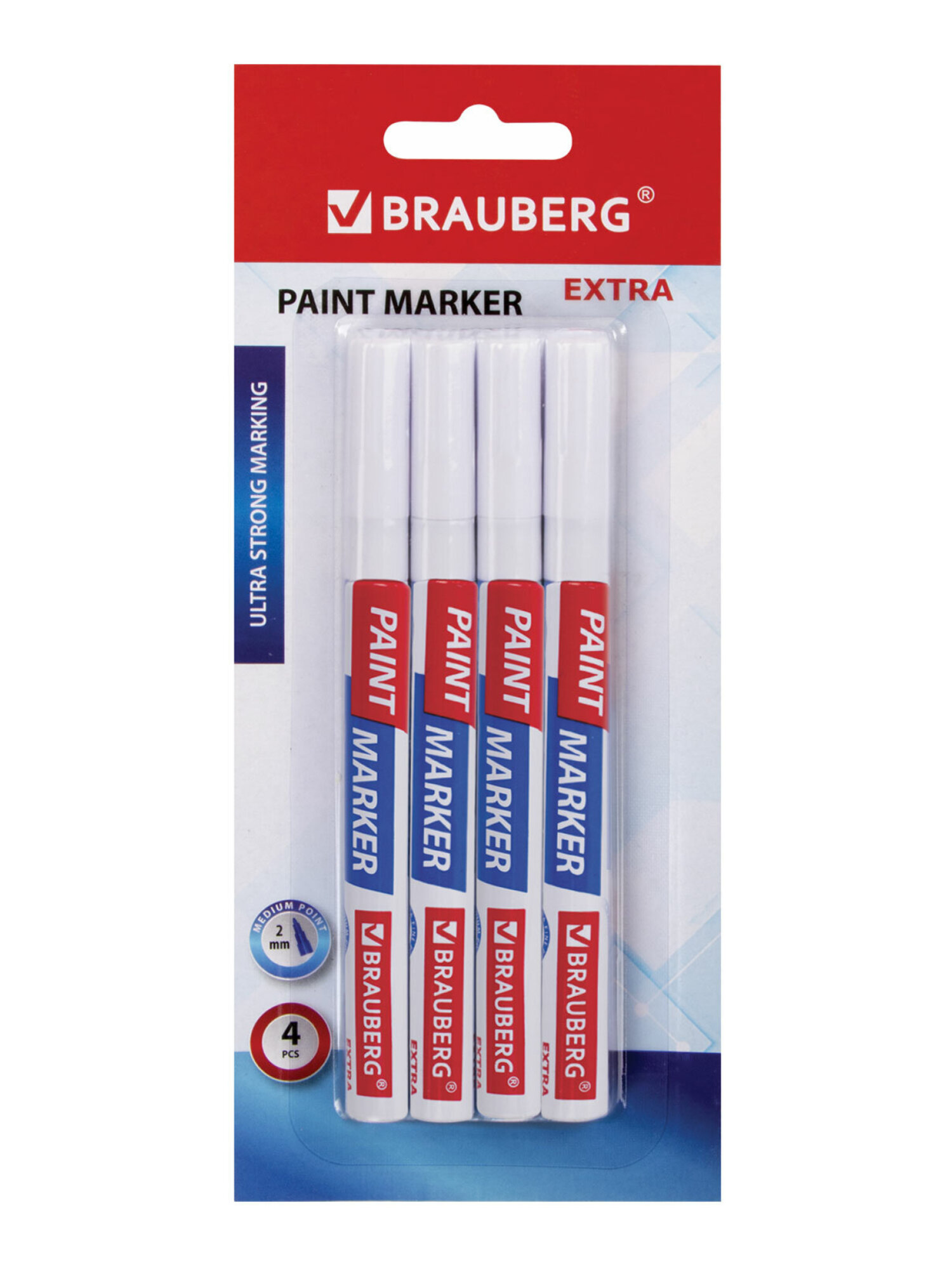 Маркеры Brauberg 4 шт. - фото 10
