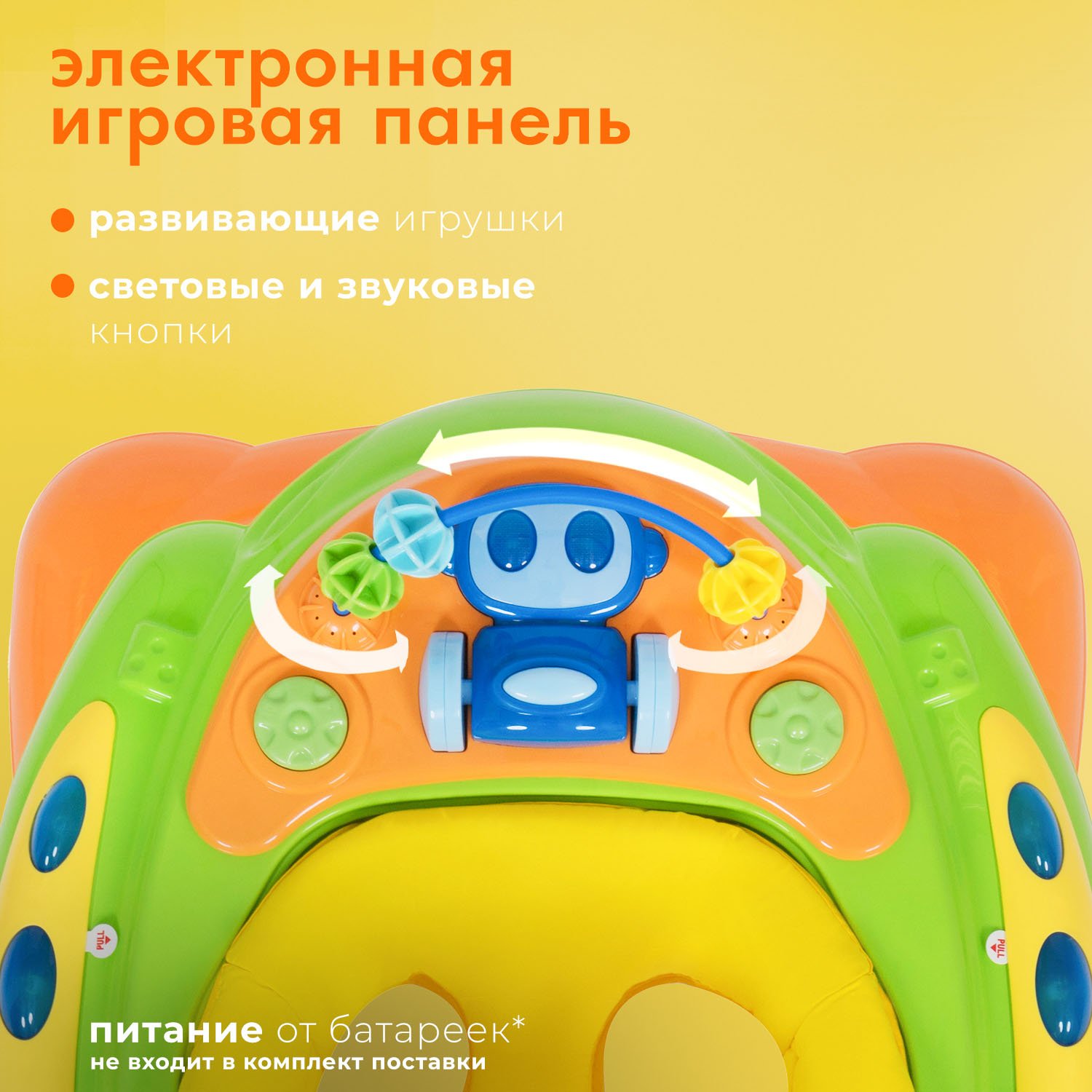 Ходунки Nuovita Estro оранжевый - фото 3