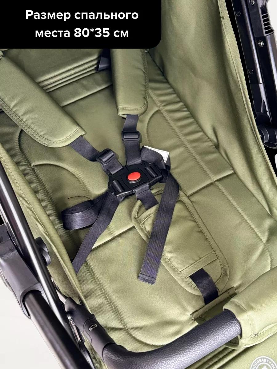 Коляска прогулочная Ining baby K356 green бирюзовый - фото 9