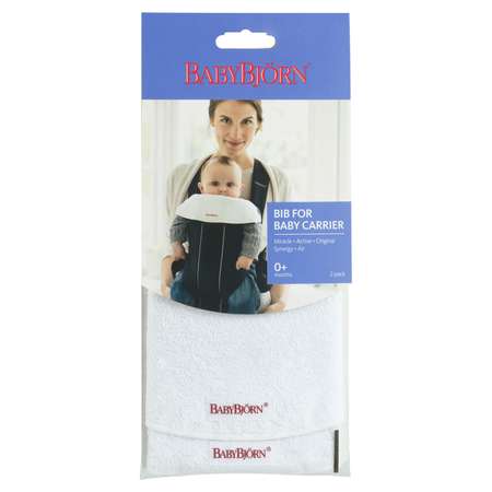 Нагрудник к рюкзаку для переноски BabyBjorn Белый