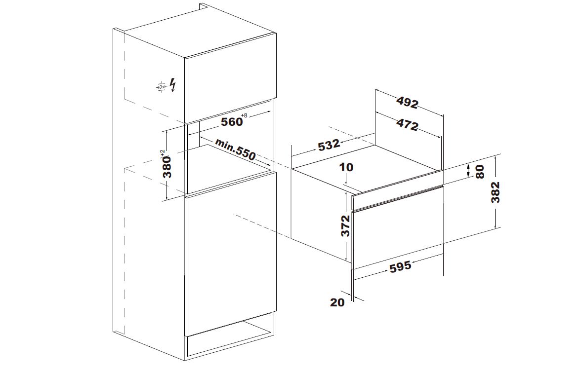 Встраиваемая микроволновая печь WEISSGAUFF BMWO-349 DBSX Touch - фото 15