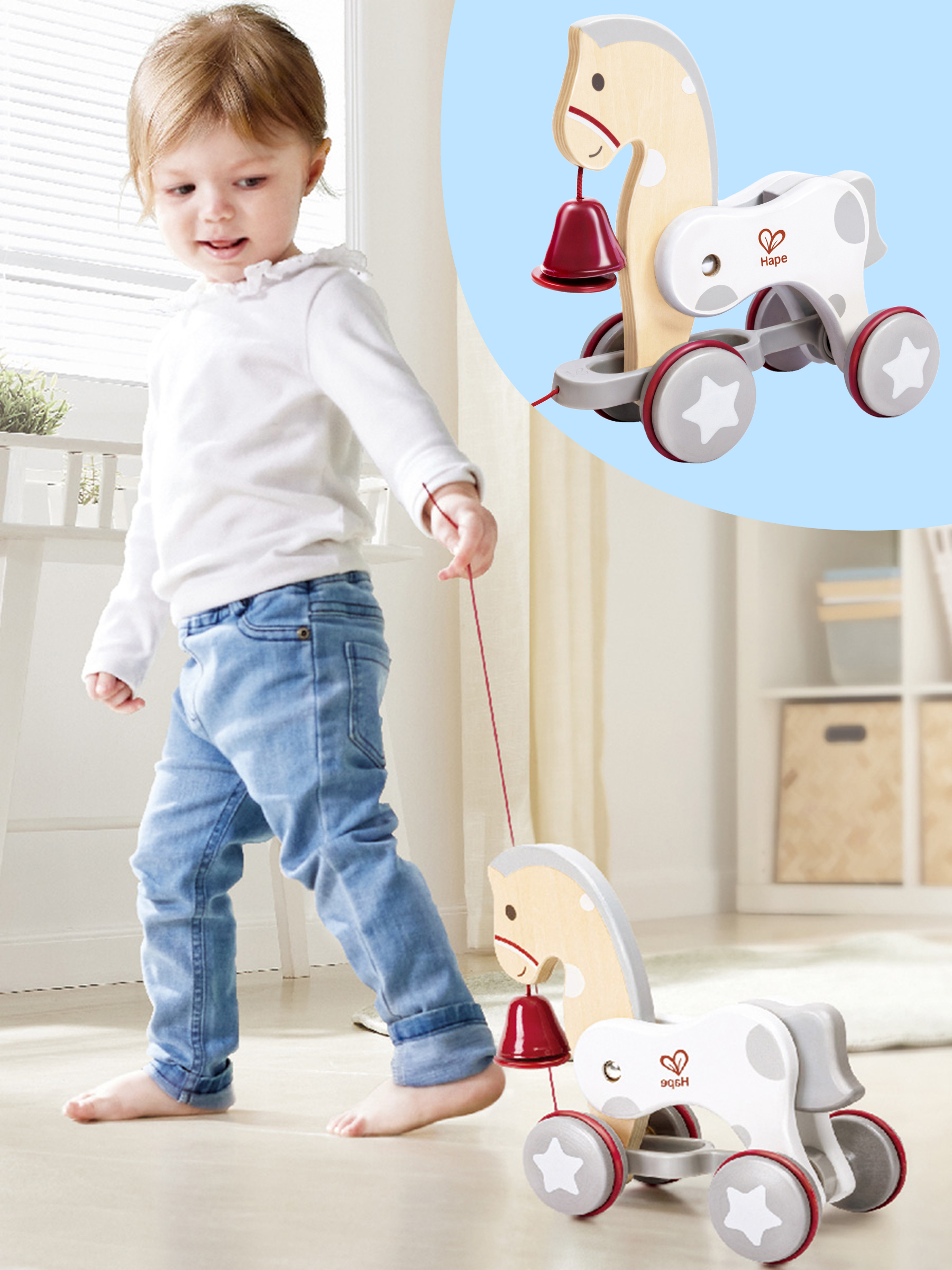 Игрушка Hape каталка Пони - фото 1