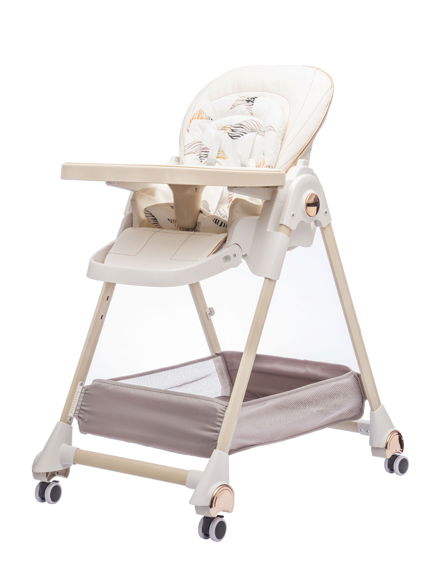 Стульчик для кормления TOMMY Chair-621 бежевый - фото 10