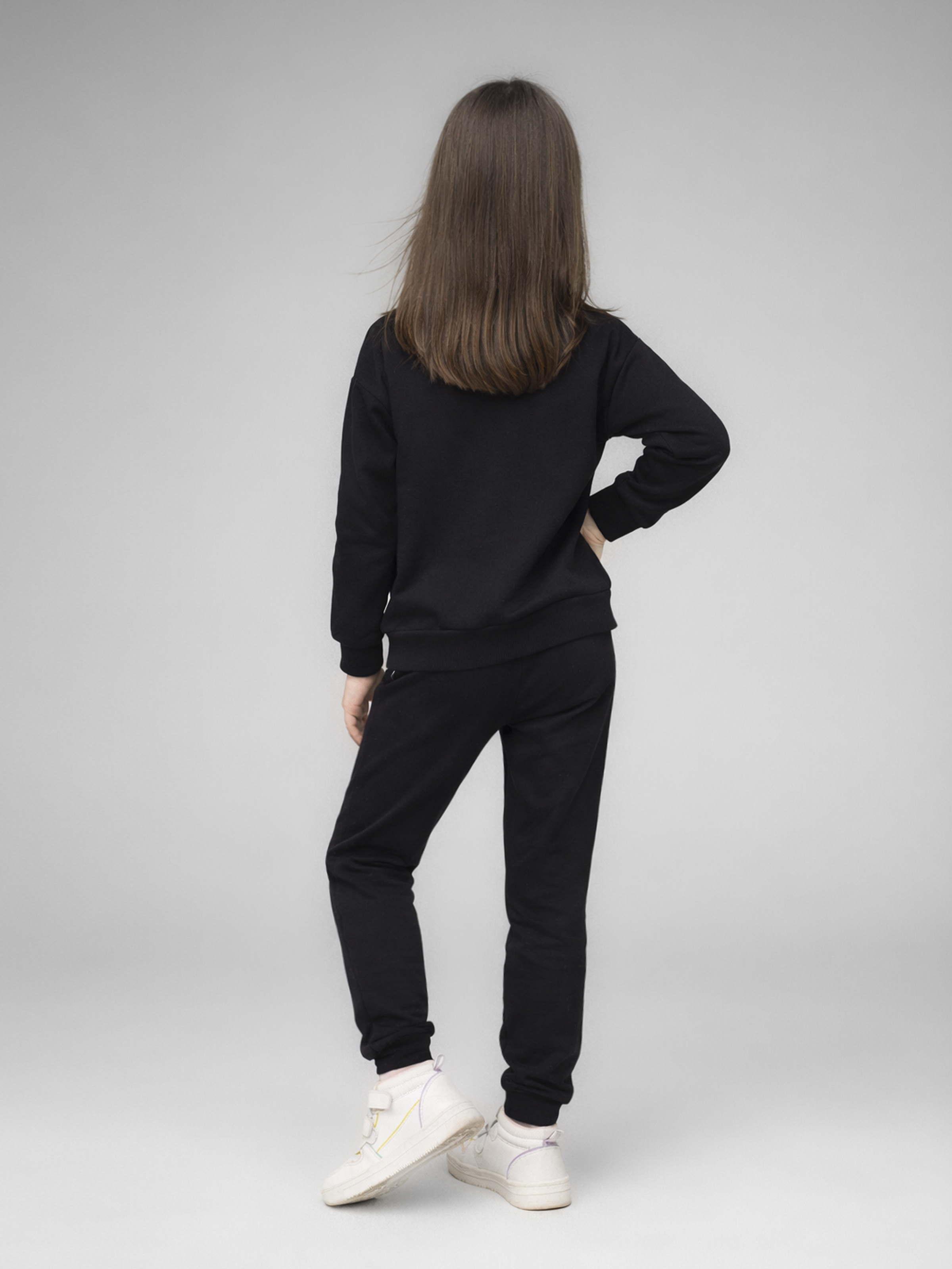 Костюм Утенок 7045г черный тедди байкер - фото 3