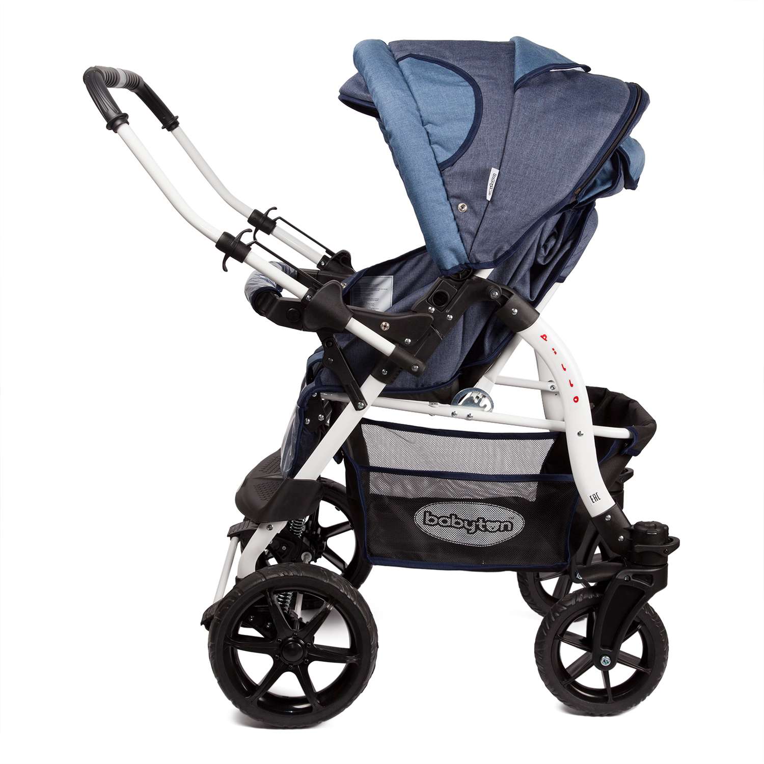 Коляска трансформер Babyton Pillo OX Dark Blue - фото 7