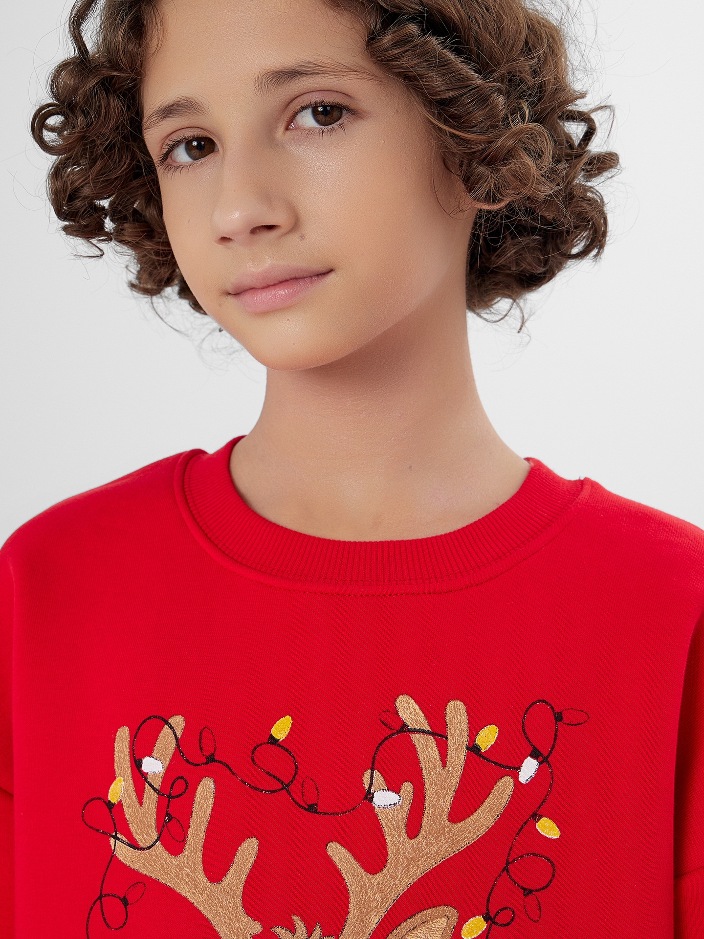 Свитшот Mark Formelle (Марк Формэль) 123437/1/красный +печать1 - фото 6