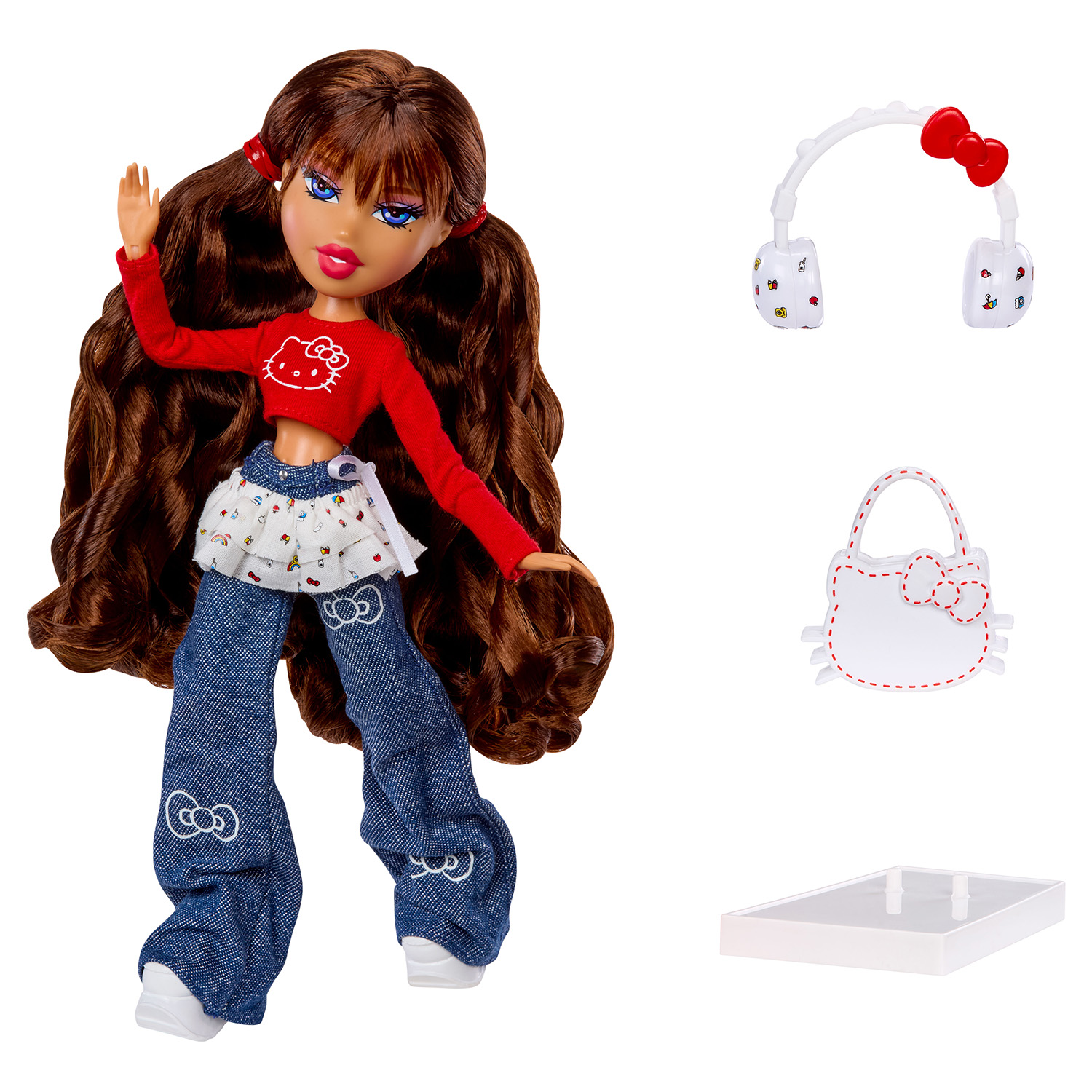 Кукла модельная Bratz Ясмин Хеллоу Китти 74101 - фото 9