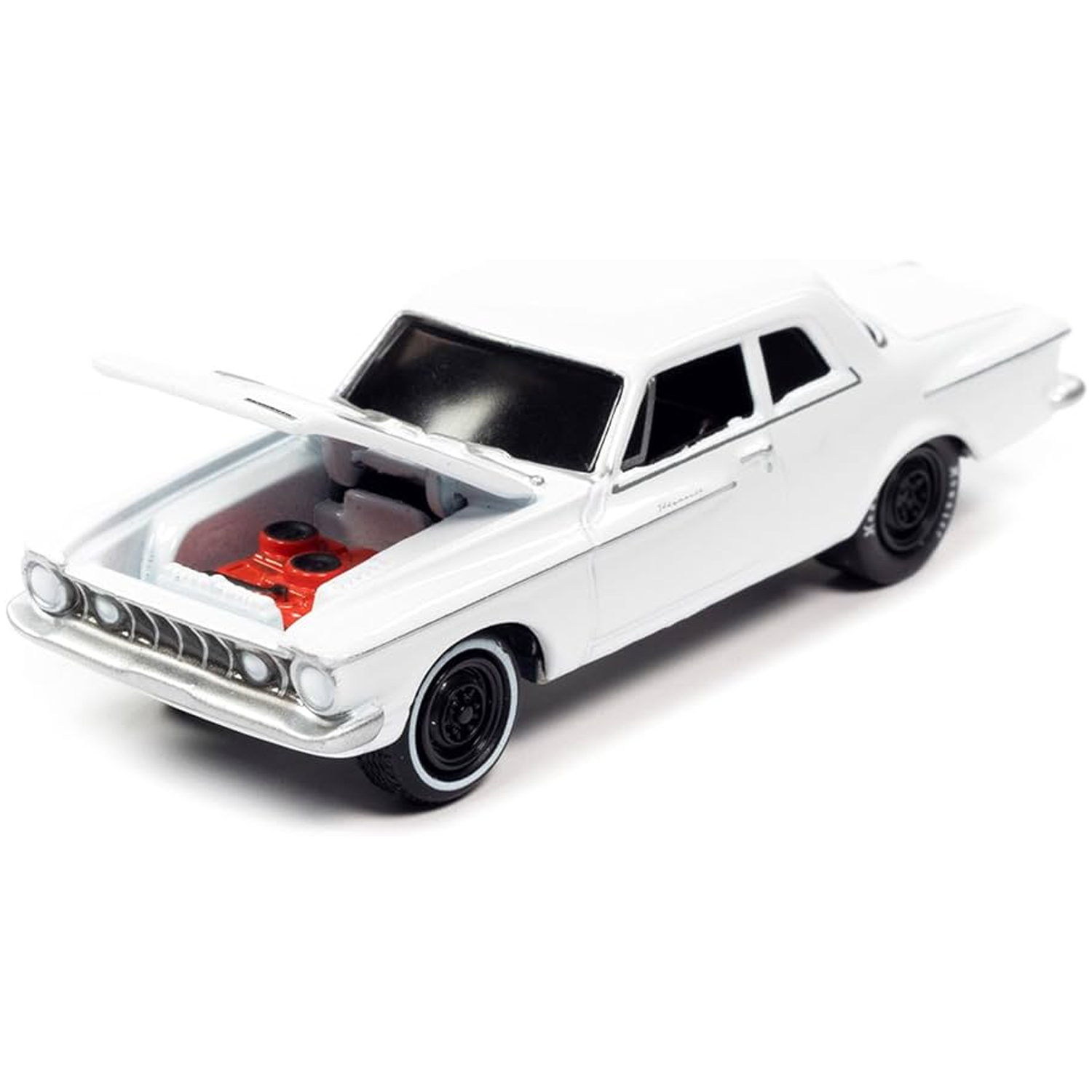 Автомобиль Johnny Lightning 1962 Plymouth Savoy Max Wedge 1:64 JLCG029B-R2-N6 - фото 2