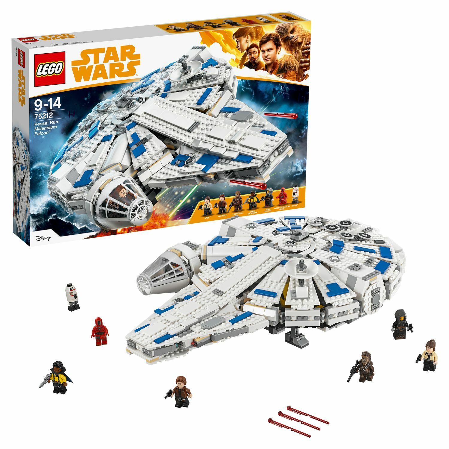 Конструктор LEGO Star Wars Сокол Тысячелетия Дуга Кесселя блочный - фото 1