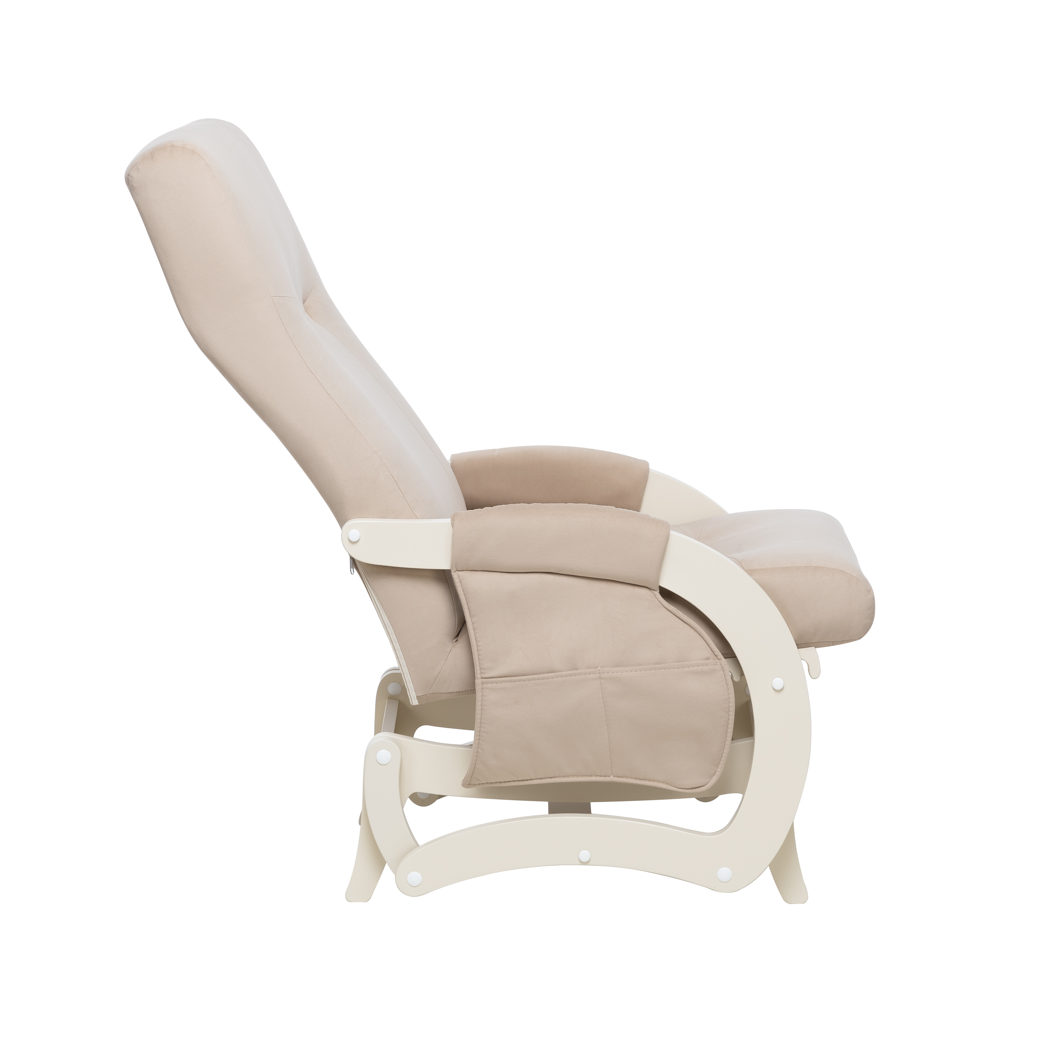 Кресло-качалка Leset Кресло для кормления Кьяра Б02 бежевый - фото 4