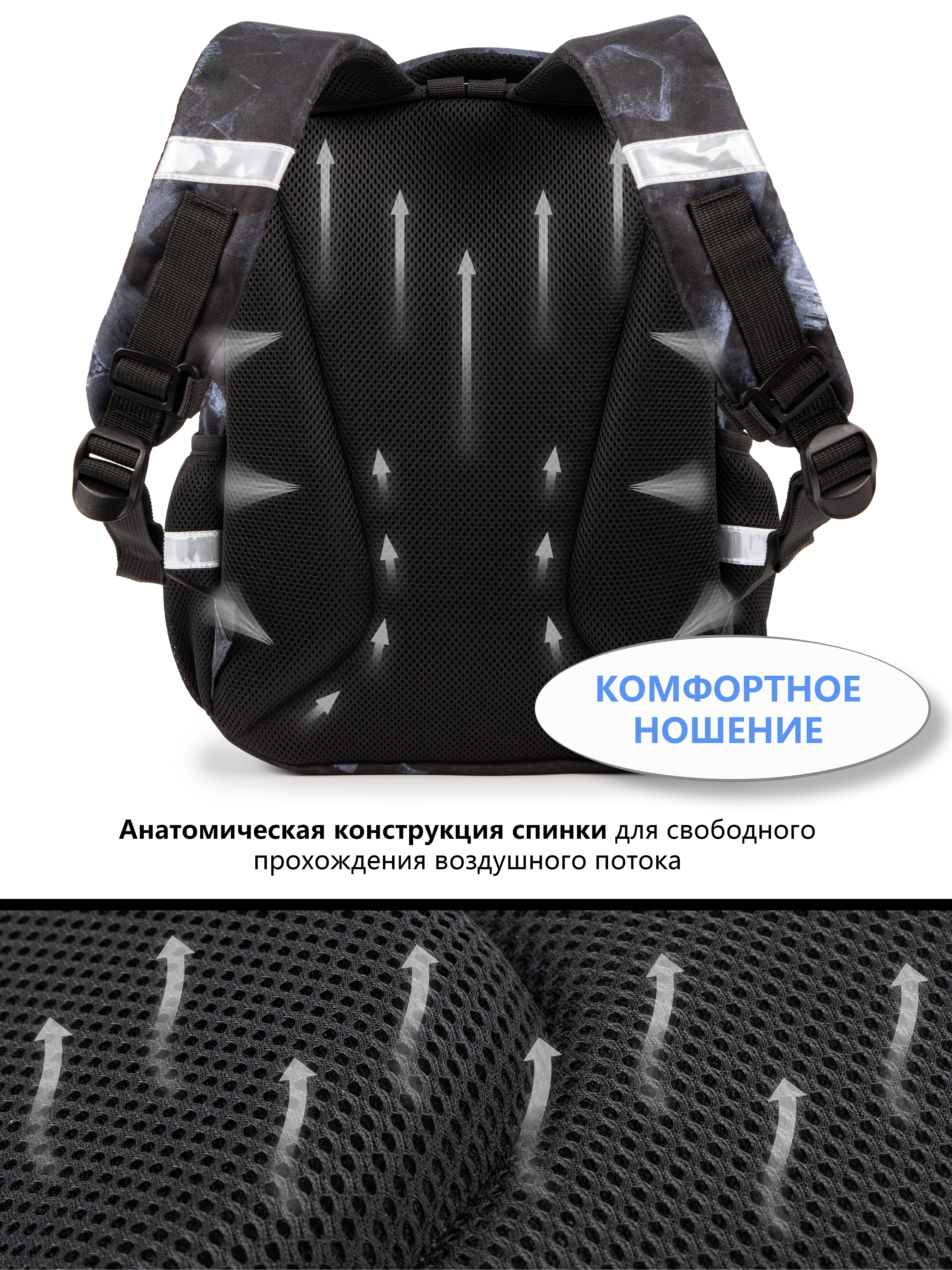 Рюкзак School Standard школьный для мальчика 8в1 - фото 7