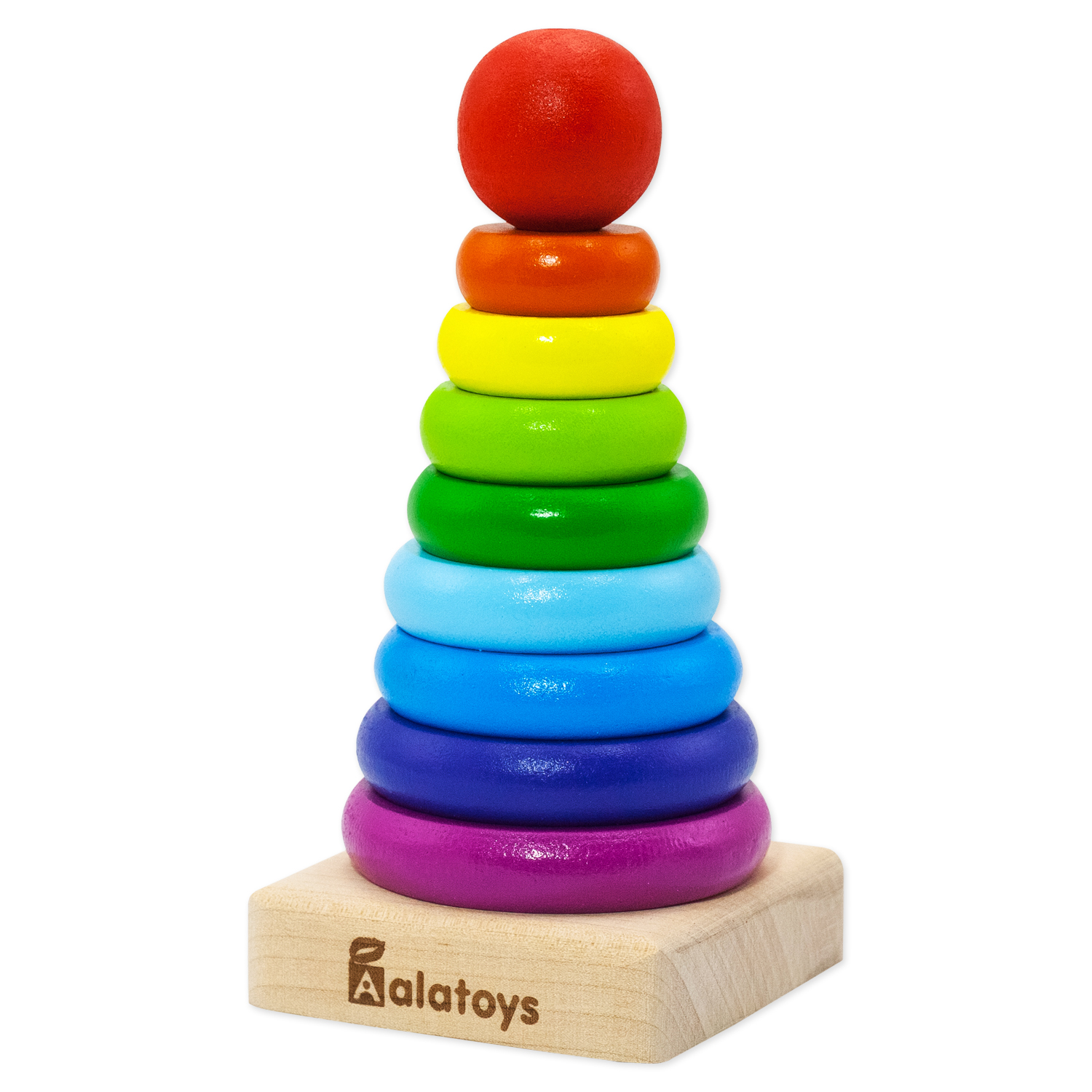 Игрушка Alatoys пирамидка - фото 18
