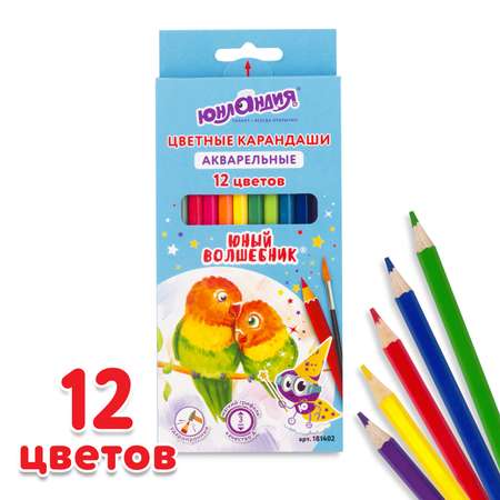 Карандаши цветные Юнландия 12 шт.